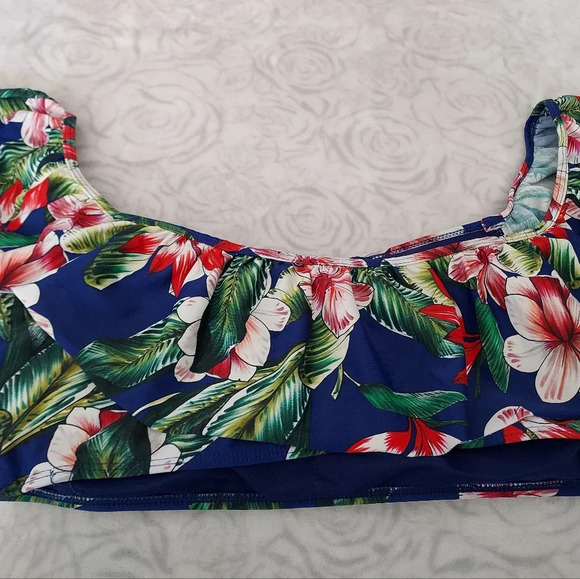 Coral Tropics Tropical Floral 2 Piece Set Size 3x - Picture 7 of 9